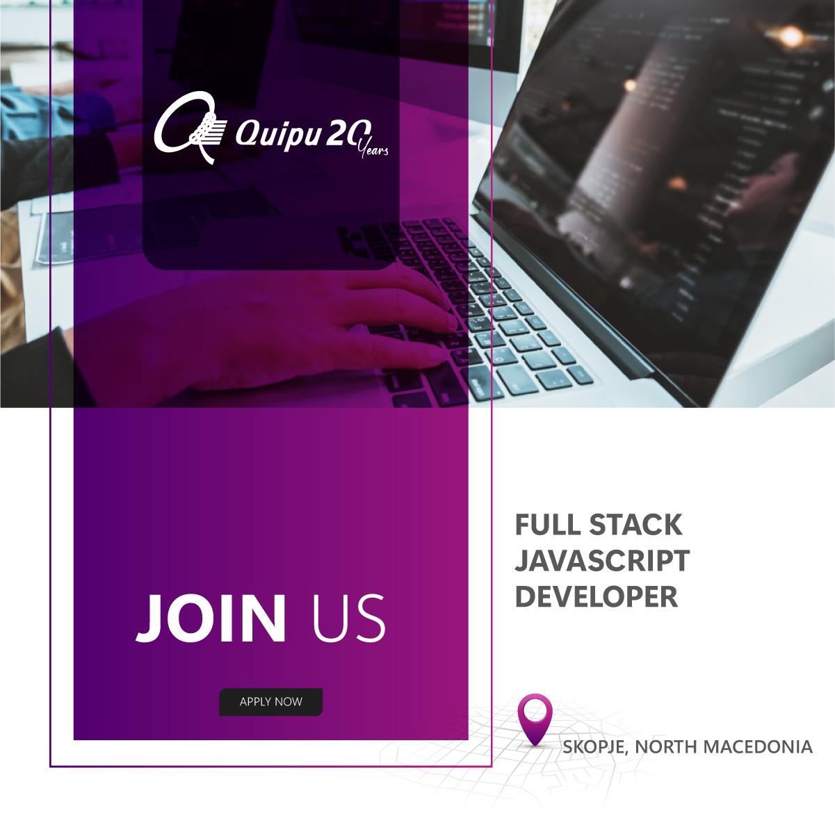 Full Stack JavaScript Developer – Skopje