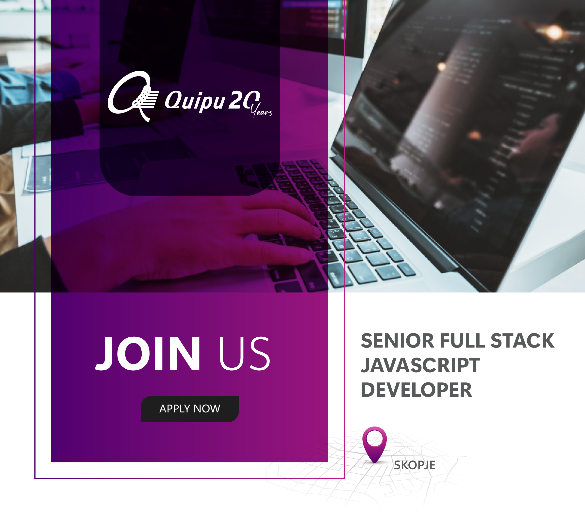 Senior Full Stack JavaScript Developer – Skopje